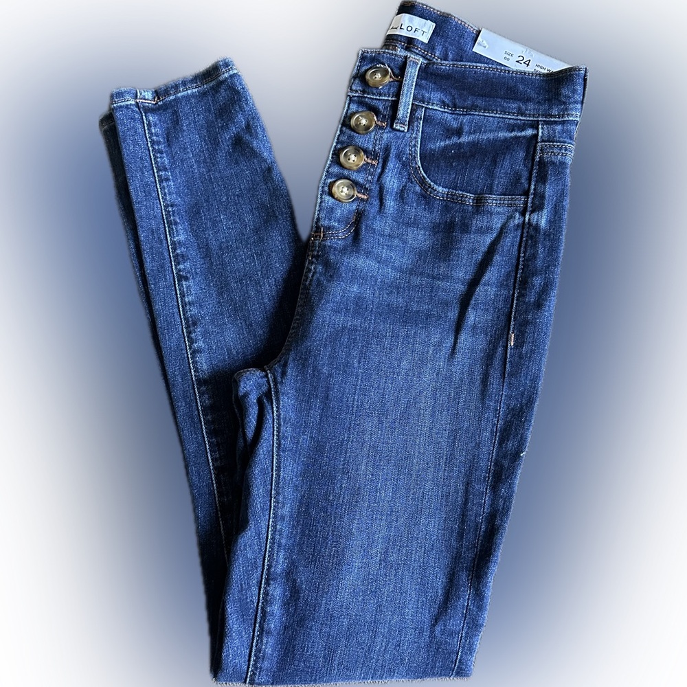 Loft skinny jeans size 00/24